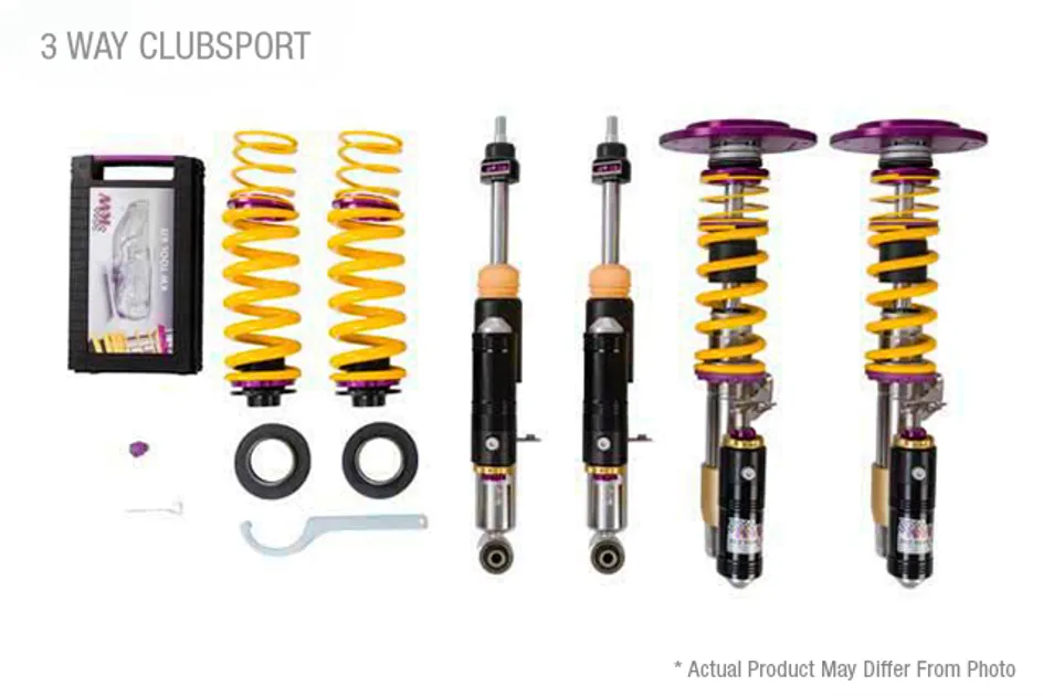 KW Clubsport 3-Way Coilover Kit For F30 BMW 3 Series/F32 4 Series 2WD W/EDC